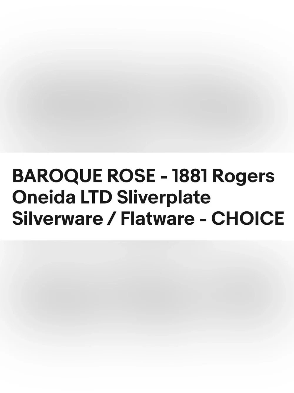 Oneida 1881 Roger’s Silver plate Flatware Set - Baroque Rose 20 pieces